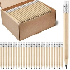 500 Pcs Golf Pencils with Erasers Wood Cased Pencils Bulk 2 HB Hexagonal Mini...