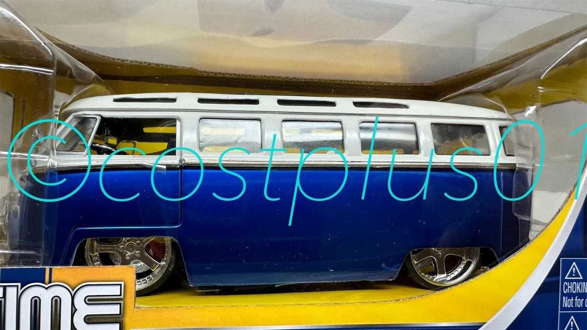 JADA BTK 1962 VW VOLKSWAGEN BUS VAN 1:24 BLUE 2T | eBay
