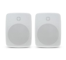 Sound Pro Dual Bluetooth Indoor &amp; Outdoor Loudspeaker Pair For Patio, White