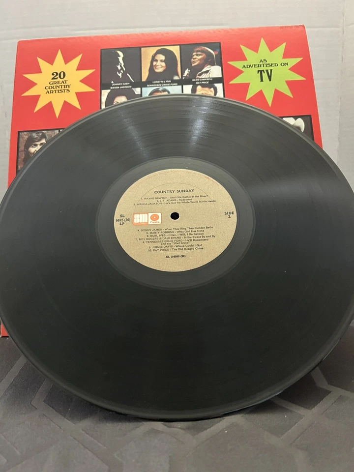 Country Sunday LP 1973 Capitol Special Markets SL-6895 Vinyl Record - Image 4 of 4