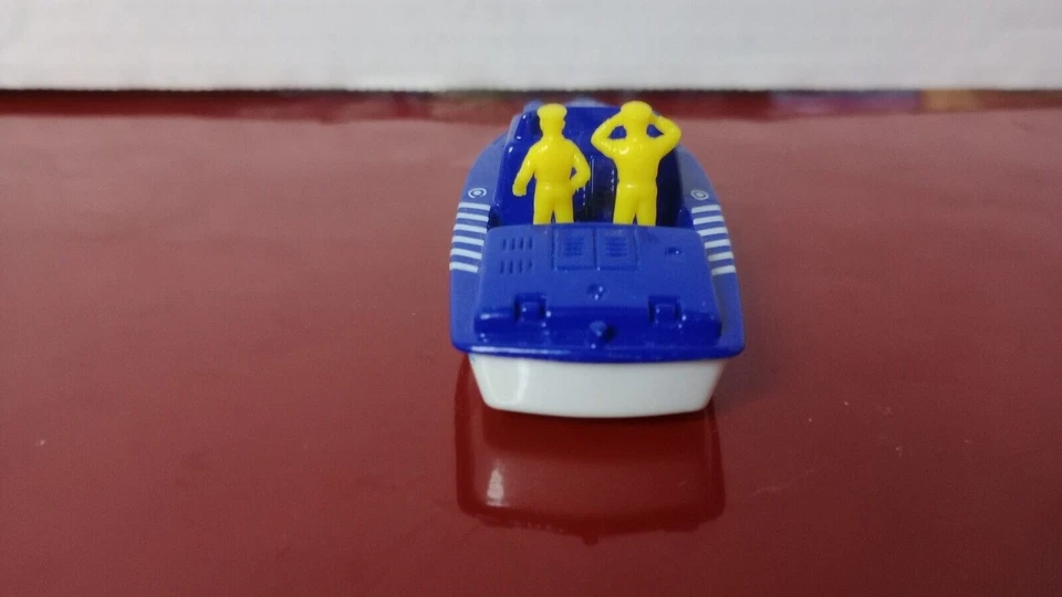 Matchbox barco de lançamento policial 0D-593 com rodas 1976 fundido escala 1:64 - Imagem 3 de 4