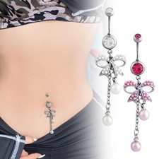 Bauchnabel Stab Bauchnabel Herz baumelnder Körperpiercing Schmuckstäbe heißer Verkauf