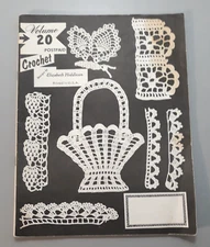 Crochet Pattern Book Designs by Elizabeth Hiddleson Volume 20 Vintage 1979