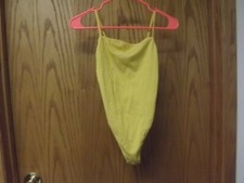UNBRANDED BODYSUIT- GOLD- L