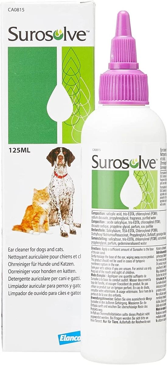 Fidavet Surosolve ear cleaner for dogs and cats 125ml eBay