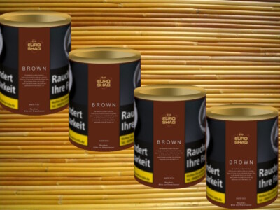 440 g Feinschnittabak EURO SHAG Brown Bright 4 x 110g Euroshag Zigarettentabak