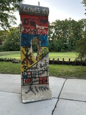 XXL Kunst Objekt Einzigartige K&uuml;nstler Anfertigung der Berliner Mauer