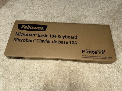 Keyboard Antimicrobial Protection Fellowes Microban Basic 104 USB