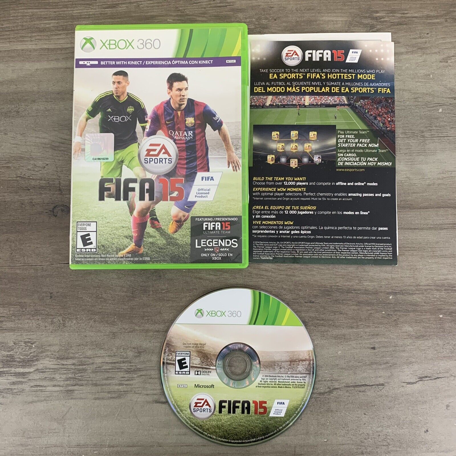 Blive skør Stikke ud menneskelige ressourcer FIFA 15 - Xbox 360 Game - w Inserts- Tested &amp; Works 14633368963 | eBay