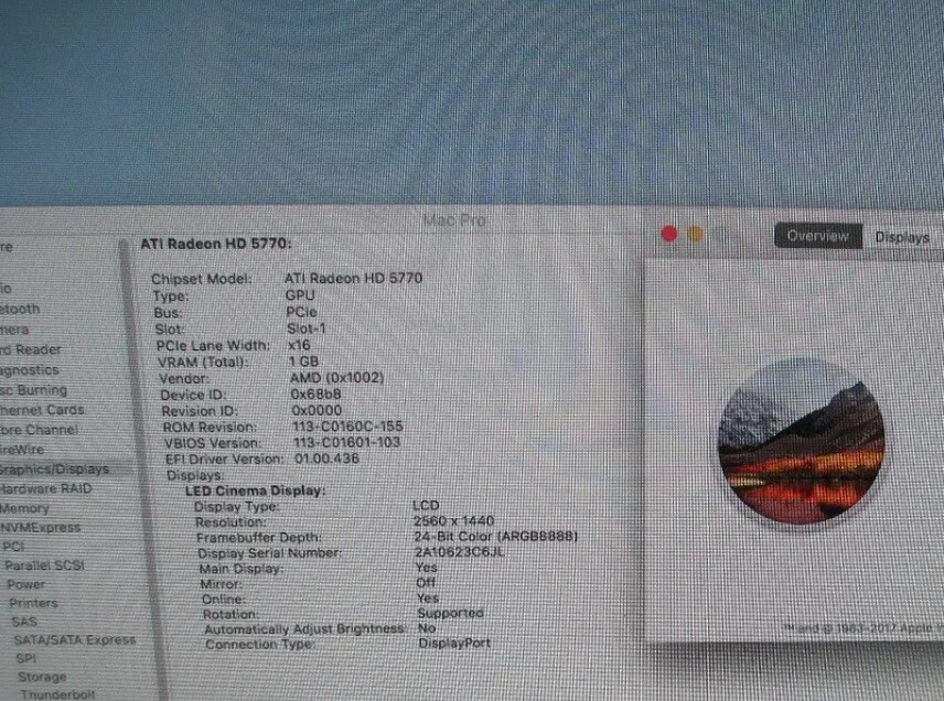 Genuine Apple Mac Pro 5.1 & 4.1 ATI Radeon HD5770 1GB Graphic Video Card - Image 3 of 4