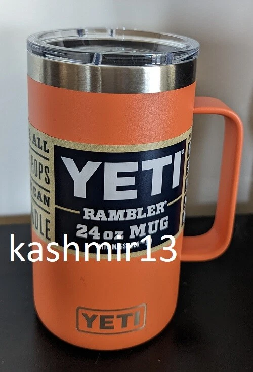 YETI Rambler 24 oz Mug, Vacuum Insulated, Stainless Steel with MagSlider  Lid, Alpine Yellow