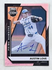 Austin Love 2021 Panini Elite Extra Edition Prime Numbers A Auto /232 #90 NCAA