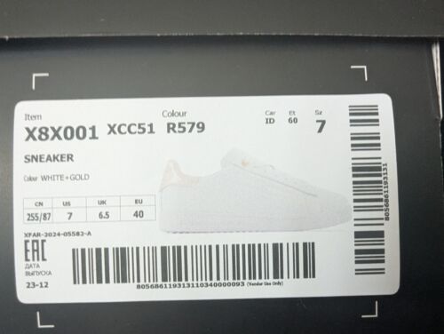 US 7 - EA7 Emporio Armani Men Sneakers White & Gold (Brand New) ✅ - Picture 6 of 6