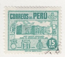 Peru Architecture Lima stamp 1946 AMR