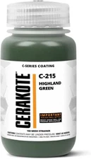 CERAKOTE C-215P Highland Green 16oz - Air Cure, Ceramic Coating, Free Shipping