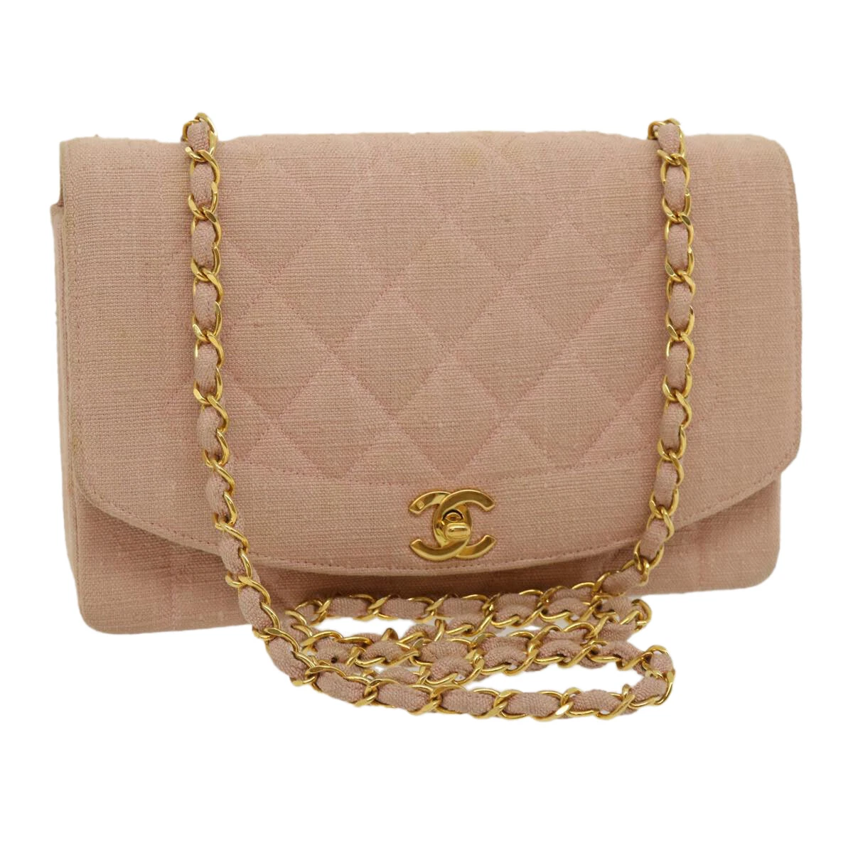 Chanel diana store bag pink