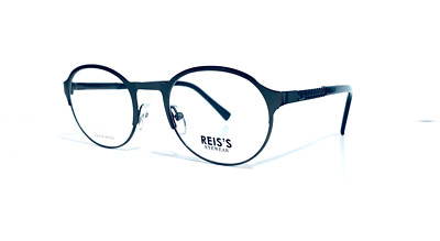 REIS'S EYEWEAR ZG0014 C1 ROUND PANTO GUNMETAL GRAY RX EYEGLASSES 50-20-140 MM