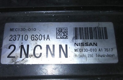 23710 GS01A Nissan forklift ecm ecu computer | eBay