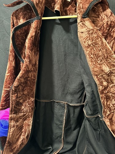 Tabi's Characters Mad Hatter Jacket Halloween Costume maroon brown polyester - 第 7/17 張圖片