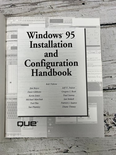 Windows 95 Power Pack VTG 90's QUE Computer Software Book Set (3) Guide Manuals - Picture 3 of 21