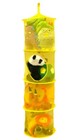 Mesh Toy Cubby 4 Compartments Organizer for Storing Toys/Clothes Yellow 11x45in