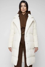 Manière De Voir - Womens Reversible Teddy Bear/puffer Coat *size 10* Rrp £159.99
