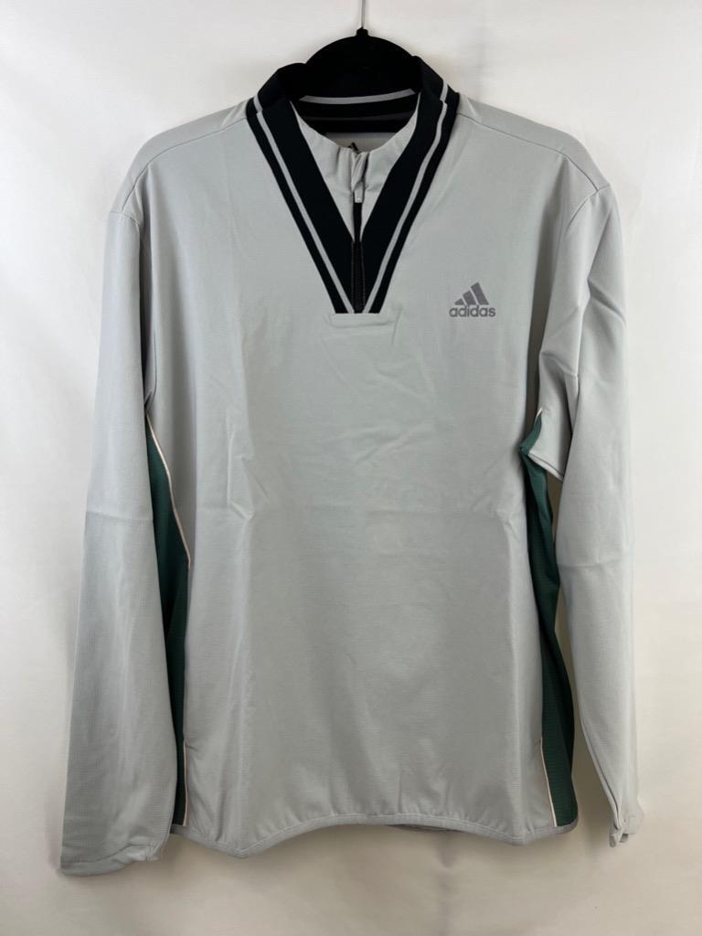 Adidas Sportswear Adidas Pullover Golf Adidas Golf Pullover BTC Twistweave  Hybrid LS Pure Teal AW25