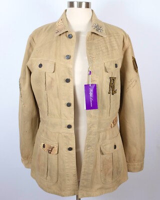 【コンチ】POLO by RALPH LAUREN サファリジャケット POLO RALPH LAUREN Brown Jacquard Safari Utility Blazer