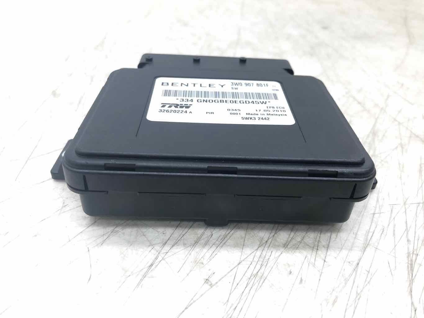 2011 BENTLEY CONTINENTAL GTC SPEED ELECTRONIC PARKING BRAKE MODULE 3W0907801F