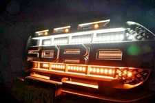 T6 4th gen FORD RANGER LED SINGLE 30" LIGHT KIT 1 Light bar Kit - White or Amber