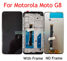 For Motorola Moto G8 XT2045-1 XT2045-6 XT2045-2 LCD Display Touch Screen