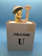 Disney Classic Winnie the Pooh Nursery Figurine Alphabet Letter "U  Umbrella