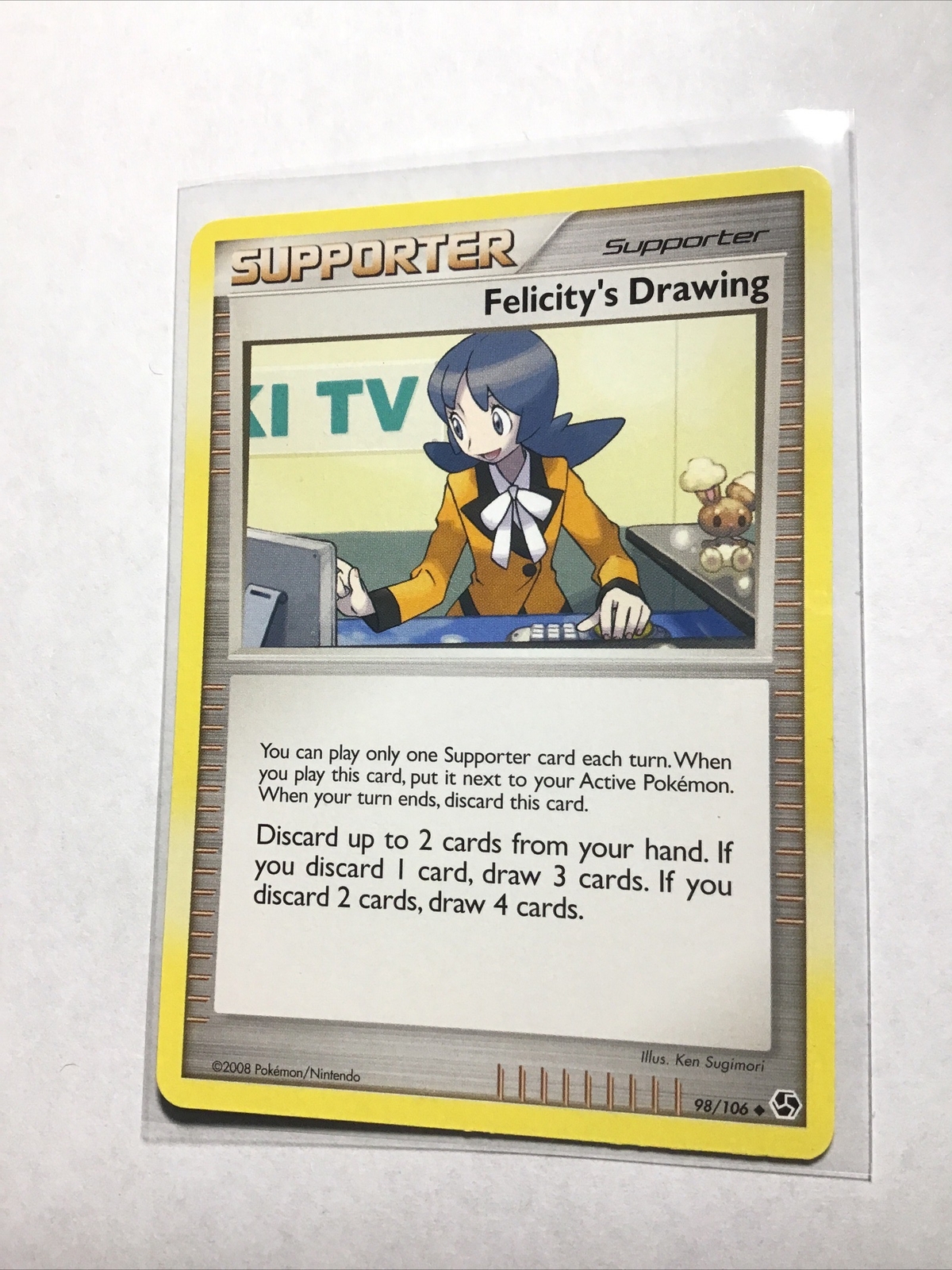 FELICITY'S DRAWING - 98/106 - Great Encounters - Pokemon Card - LP