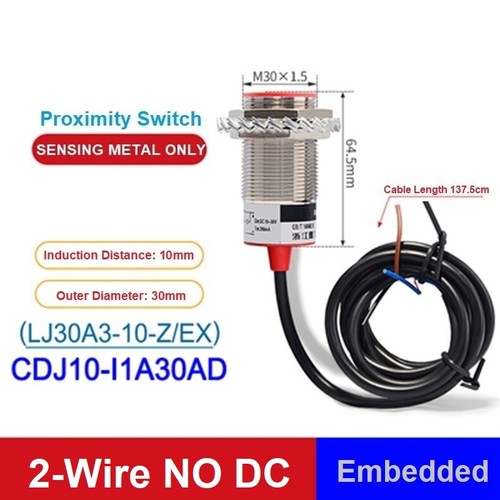 CDLJ10 Metal Proximity Switch Sensor M30 3line DC PNP Third-Line24V Normally NPN - Picture 19 of 28