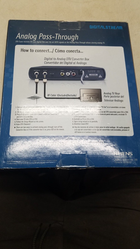 Digital Stream Analog Pass-Through DTV Convertor Box Model DTX9950 (V) - Picture 2 of 6
