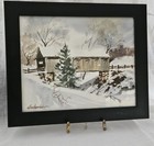 Watercolor Painting Of Covered Bridge By Artist, Keith Hoffman. — photo 1