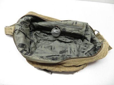 Diesel Men Archive Corduroy Shoulder Bag Y2K 26x5x44cm Luxury 