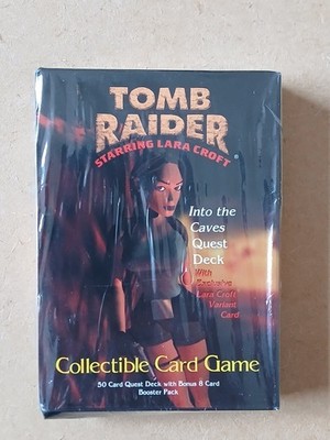TOMB RAIDER CCG INTO THE CAVES QUEST DECK SEALED BOX