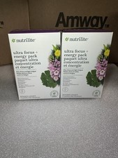 Amway Nutrilite Ultra Focus + Energy Pack EXP:2/2026