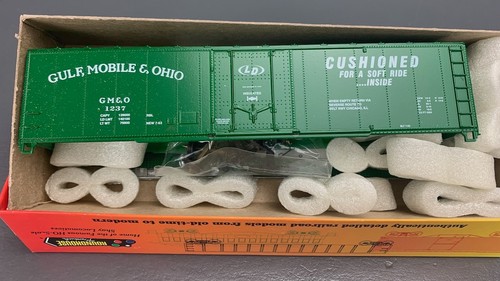 HO Roundhouse 12510 puerta enchufable Boxcar GM&O #1237 ¡Kit NUEVO EN CAJA! HO7192 | Zustand: New