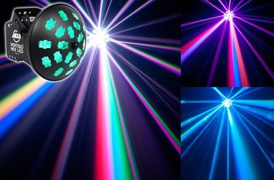 American DJ VERTIGO HEX LED 12 Watt 6-Color Dance Floor Effect Light