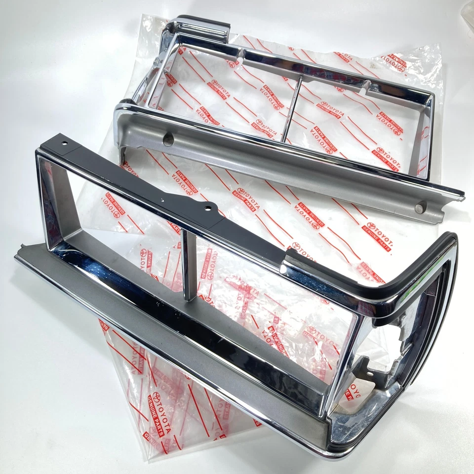 Par de bisel y carcasa de faros delanteros Toyota Corona RT132 RT133 1980-1983 Foto 4 de 4