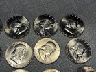 (#102652) Franklin Half Dollar:  1963 Original BU roll.  Blazing!   (see video!) — photo 4
