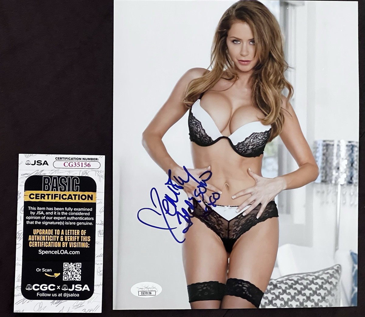 Emily-即購入OK♡ ページ Emily Addison 🔥 Sexy JSA Signed 8x10 PHOTO ADULT STAR AUTOGRAPH