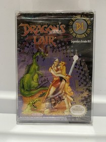 DRAGON'S LAIR (Nintendo NES 1983) Completo En Caja Como Nuevo Coleccionistas y Estuche Protector