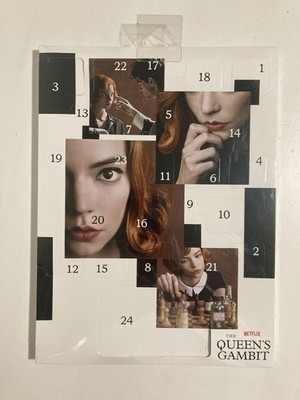 The Queens gambit Netflix Chocolate Advent Calendar NEW SEALED (EXPIRED) Old