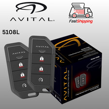 AVITAL 5108L / 1-WAY REMOTE START SECURITY SYSTEM / ALARM W/ REMOTE START NEW