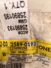 GM 25890193 OEM Parking Brake Cable