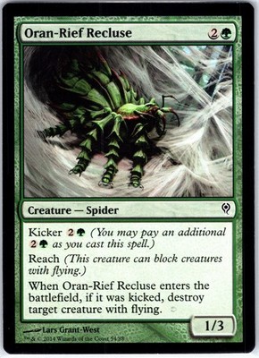 Oran-Rief Recluse 54 C Duel Decks: Jace vs. Vraska Magic the Gathering MTG LP