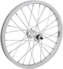 Wheel Master 16x1.75 Front Wheel - Alloy Steel Hub Bo Silver 28h
